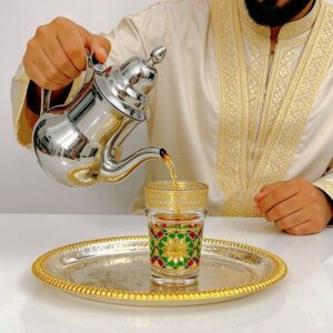 Royal Moroccan Style Silver Plated Mint Teapot