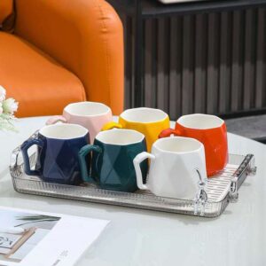 Nordic Matte Macaron Ceramic Coffee Mug Collection