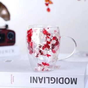 Delicate Cherry Blossom Dual-Wall Insulated Mug